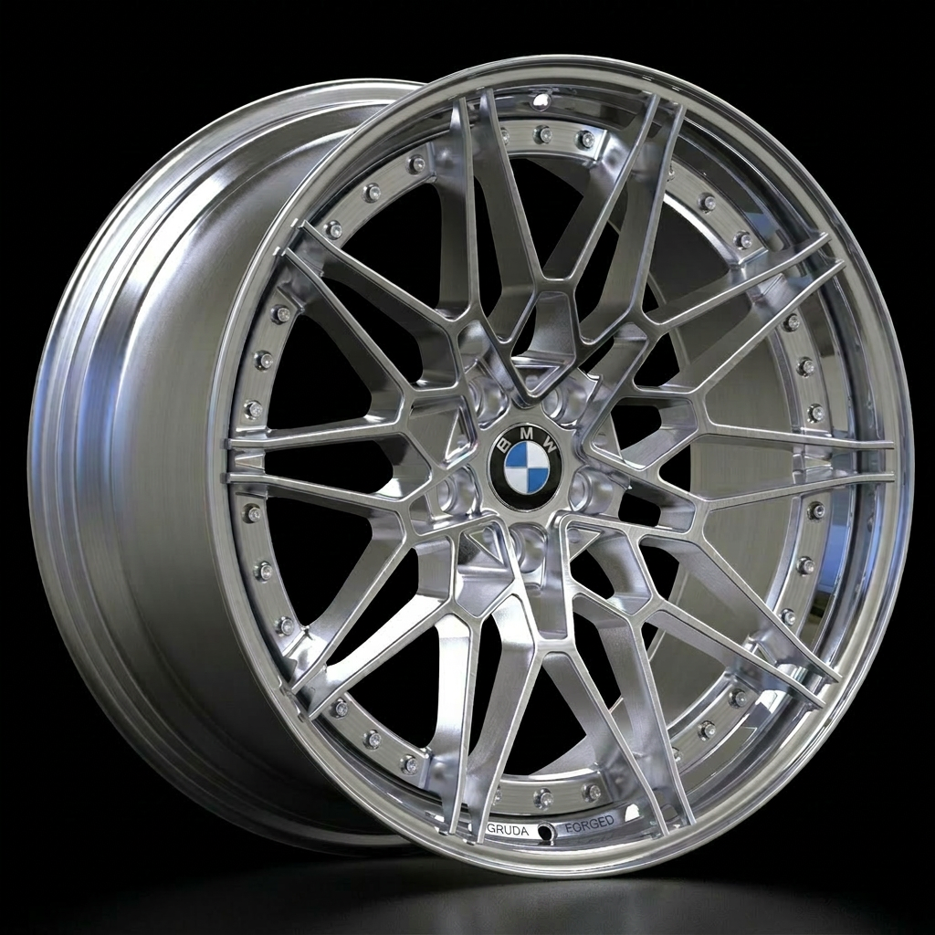 Nexus Web Brushed Silver / Polished Lip