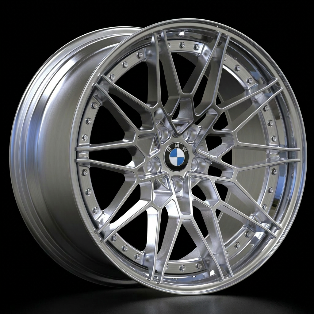 Nexus Web Brushed Silver / Polished Lip