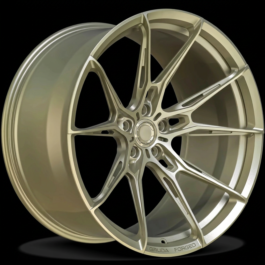 Solis V Satin Gold
